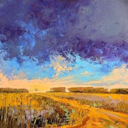 Painting La vuelta a casa by Max Pedreira | Painting Impressionism Acrylic Landscapes