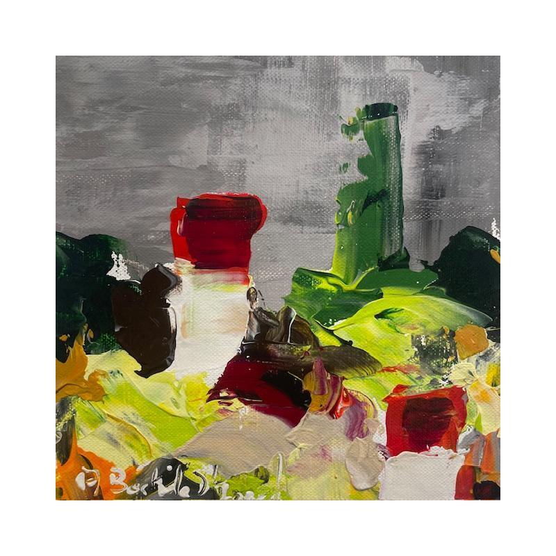 Peinture Nature lumière par Bastide d´Izard Armelle | Tableau Abstrait Paysages Architecture Minimaliste Acrylique