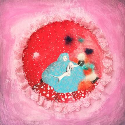 Peinture Gas Barton par Nai | Tableau Surréalisme Acrylique, Collage Animaux, Icones Pop, Scènes de vie