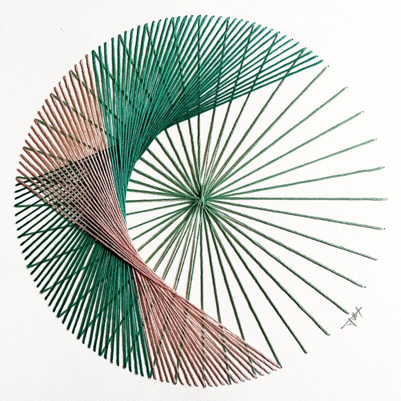 Gemälde Filichroma 27 von Pinsard Marine | Gemälde Materialismus Minimalistisch Textil