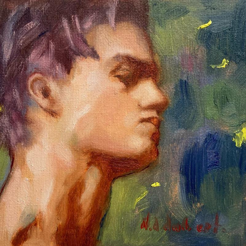 Peinture Rêveries par Aubert Nawel | Tableau Figuratif Portraits Huile