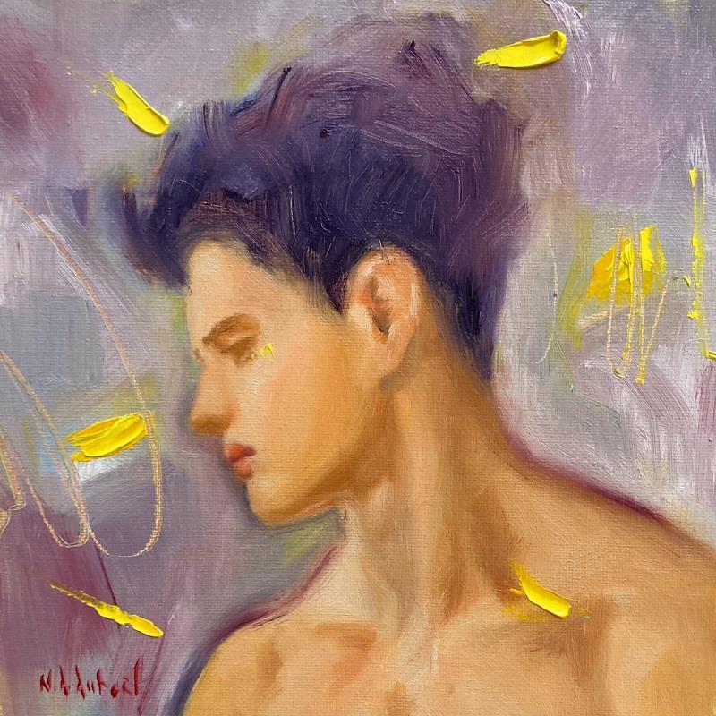 Peinture Nostalgie  par Aubert Nawel | Tableau Figuratif Portraits Huile