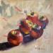 Peinture Pommes d’amour par Aubert Nawel | Tableau Figuratif Natures mortes Huile