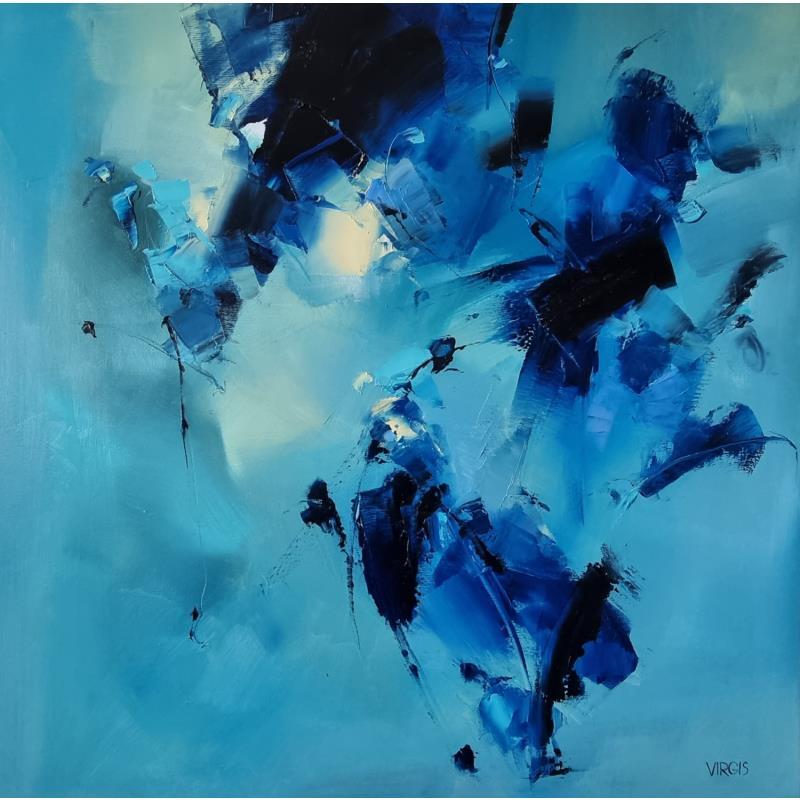 Painting Under the sky by Virgis | Painting Abstract Minimalist Oil