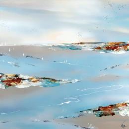 Peinture 781 par Naen | Tableau Abstrait Acrylique, Encre