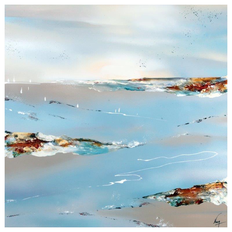 Painting 781 by Naen | Painting Abstract Acrylic Ink