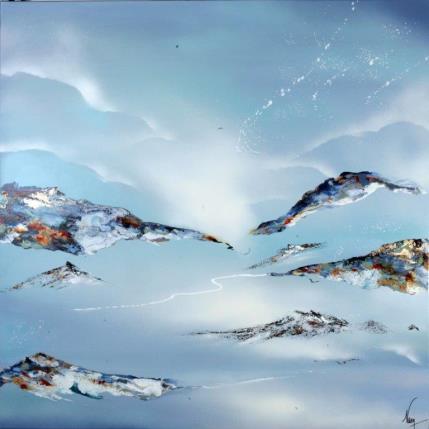 Peinture 818 par Naen | Tableau Abstrait Acrylique, Encre