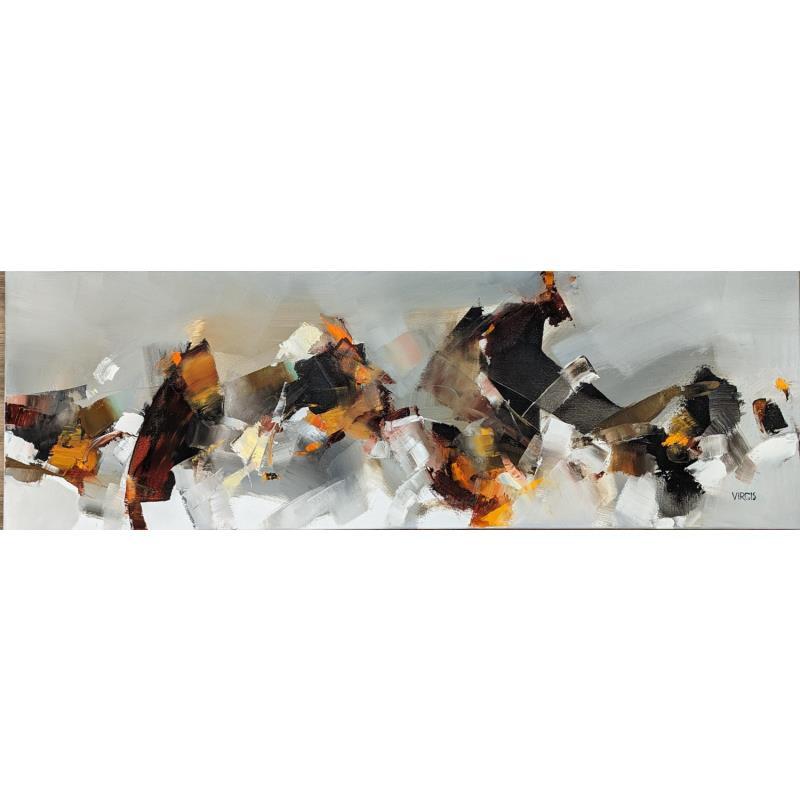 Gemälde Extended actions von Virgis | Gemälde Abstrakt Minimalistisch Öl