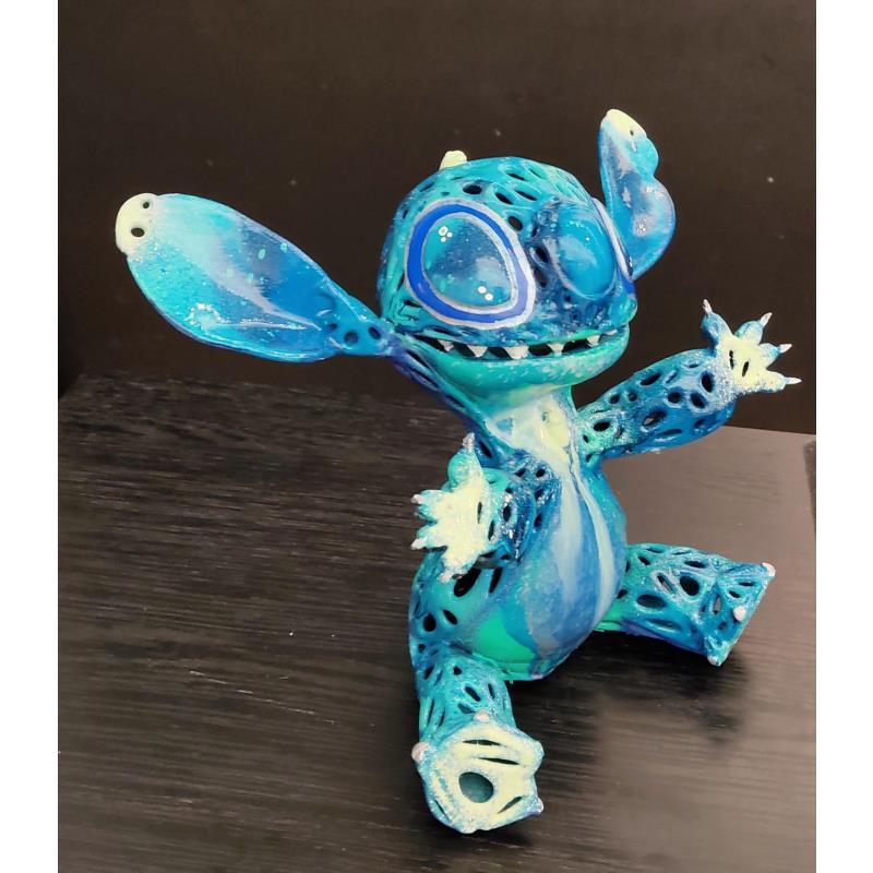 Sculpture stitch by Shenoda | Sculpture Pop-art Pop icons Graffiti Resin