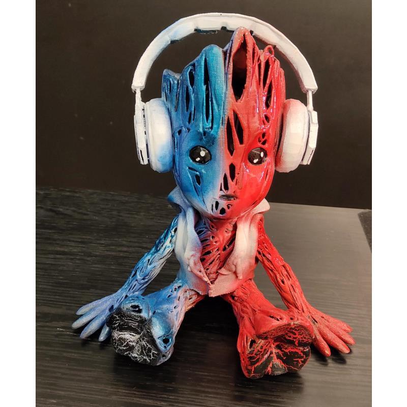 Sculpture GROOT STREETWEAR par Shenoda | Sculpture Pop-art Icones Pop Graffiti Résine