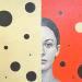 Peinture Hide and seek par Ivanova Margarita | Tableau Pop-art Portraits Huile