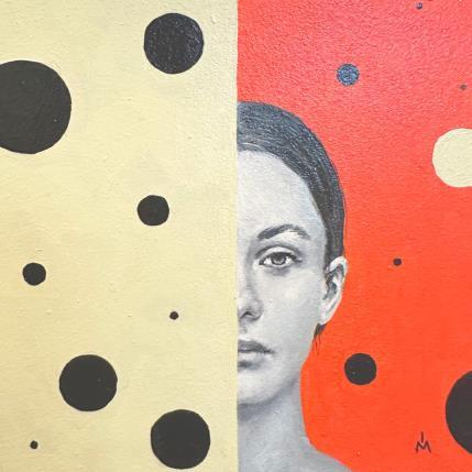 Peinture Hide and seek  par Ivanova Margarita | Tableau Pop-art Huile Portraits