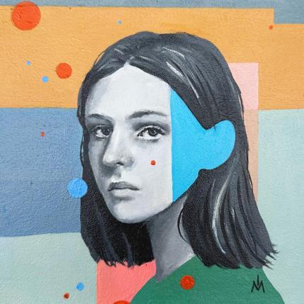 Peinture Hide and seek  par Ivanova Margarita | Tableau Pop-art Huile Portraits
