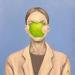 Pintura Apple  por Ivanova Margarita | Pintura Surrealismo Retrato Aceite