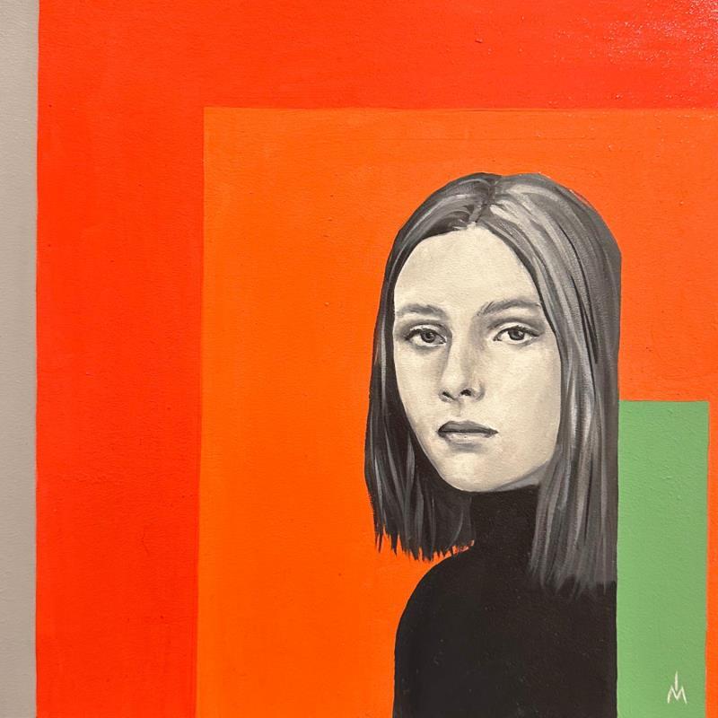 Peinture Hide and seek par Ivanova Margarita | Tableau Pop-art Portraits Huile