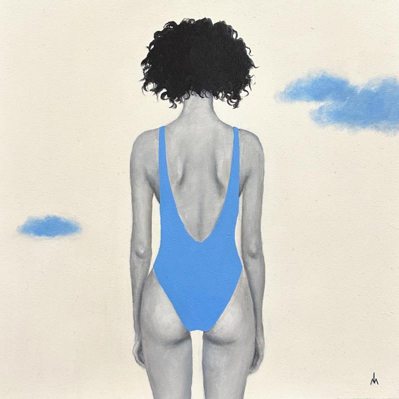 Painting Reverse side by Ivanova Margarita | Painting Surrealism Nude Oil