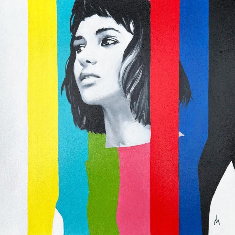 Peinture Noise par Ivanova Margarita | Tableau Surréalisme Portraits Huile