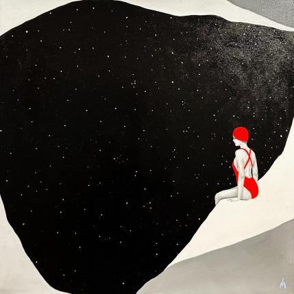 Pintura Oasis  por Ivanova Margarita | Pintura Pop art Aceite Minimalista