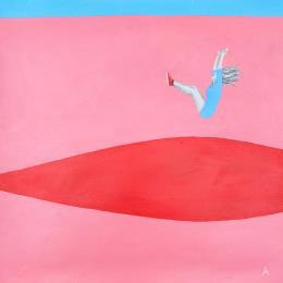 Gemälde Birth  von Ivanova Margarita | Gemälde Surrealismus Öl Alltagsszenen