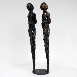 Sculpture Duo Muses 32-23 par Buil Philippe | Sculpture Figuratif