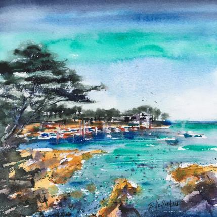 Painting Au Cap by Hoffmann Elisabeth | Painting Figurative Watercolor Marine, Pop icons
