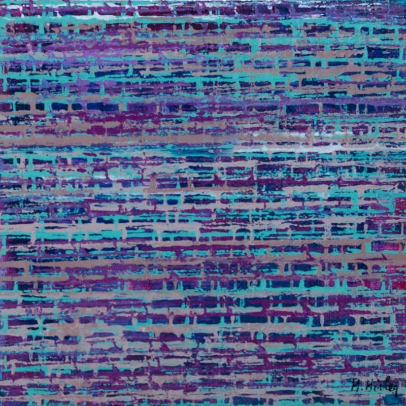 Painting Forêt 1 by Hirléa Marina | Painting Abstract Oil