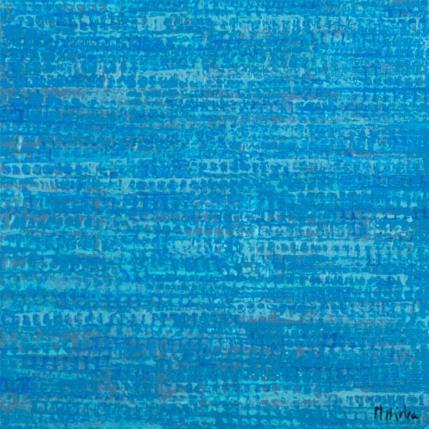 Peinture Lagune 2 par Hirléa Marina | Tableau Abstrait Huile