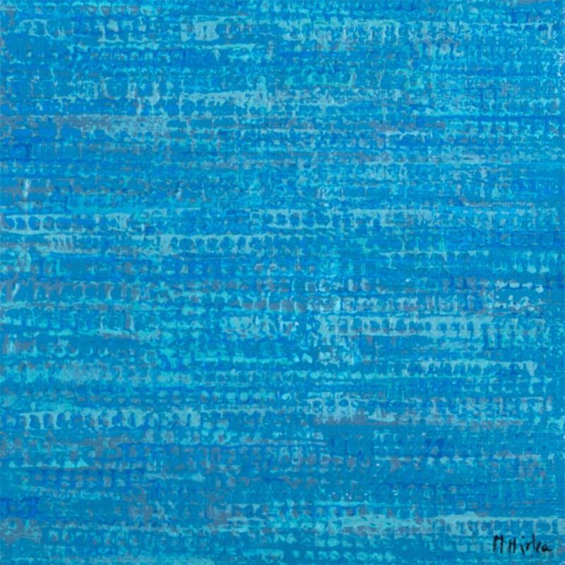 Peinture Lagune 2 par Hirléa Marina | Tableau Abstrait Huile