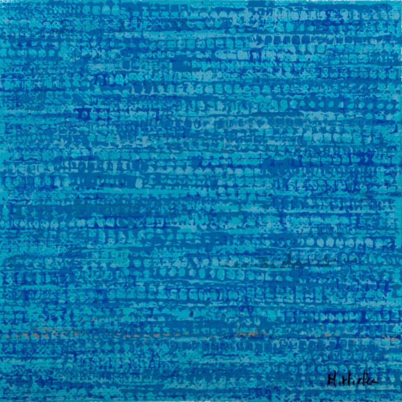 Painting Lagune 1 by Hirléa Marina | Painting Abstract Oil