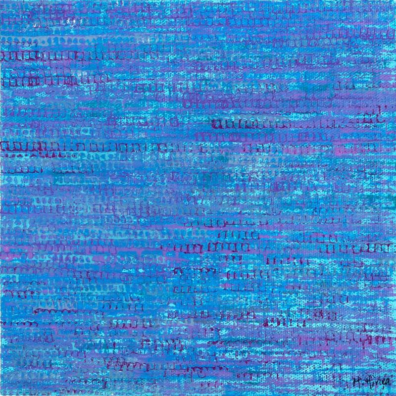 Painting Lagune 5 by Hirléa Marina | Painting Abstract Oil