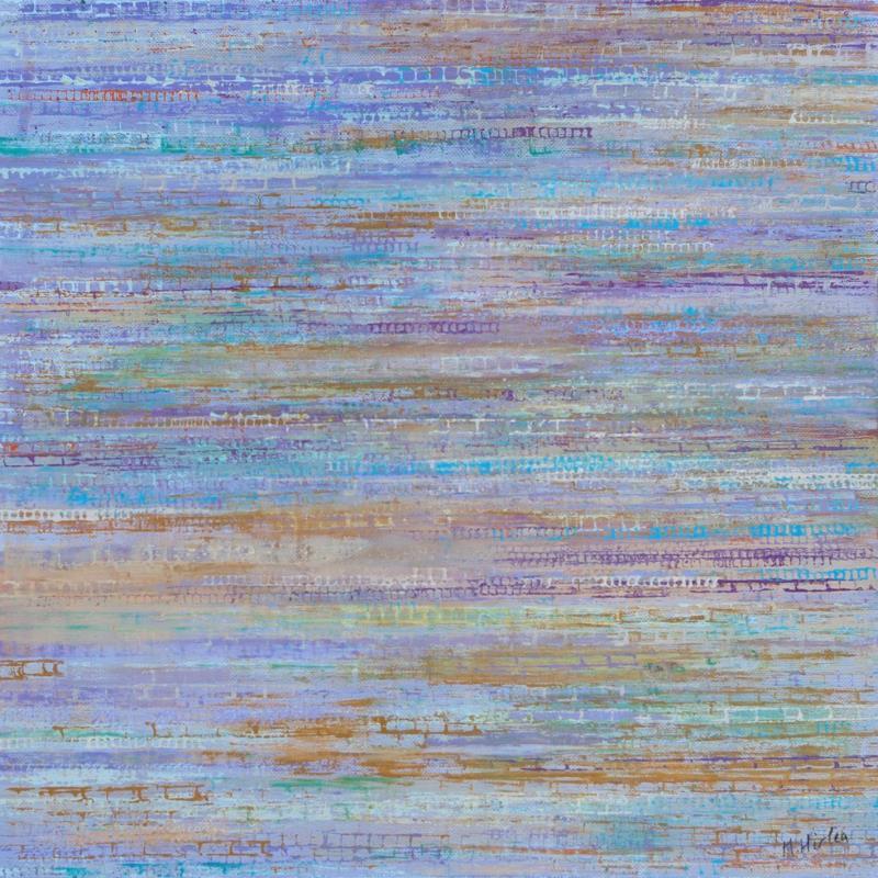 Painting Printemps 2 by Hirléa Marina | Painting Abstract Oil