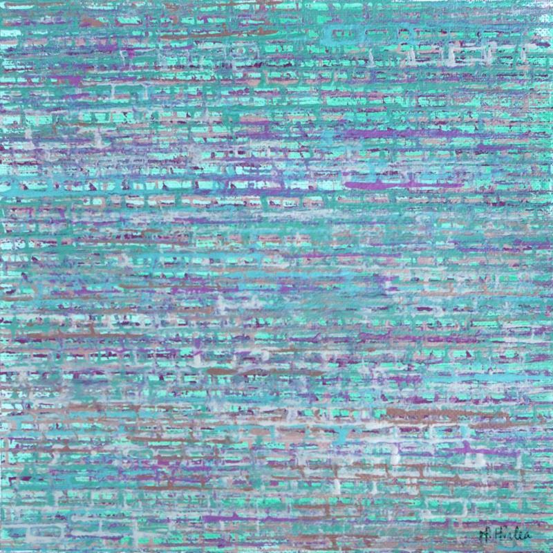 Painting Printemps 3 by Hirléa Marina | Painting Abstract Oil