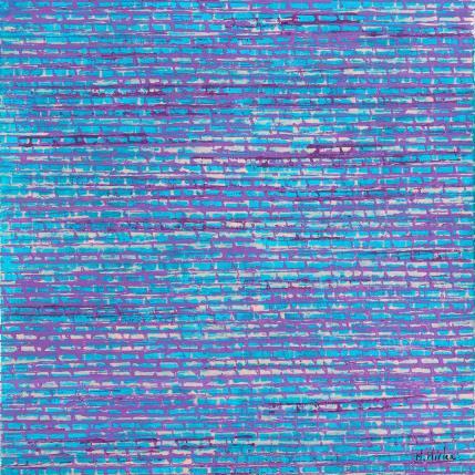 Painting Corail 8 by Hirléa Marina | Painting Abstract Oil