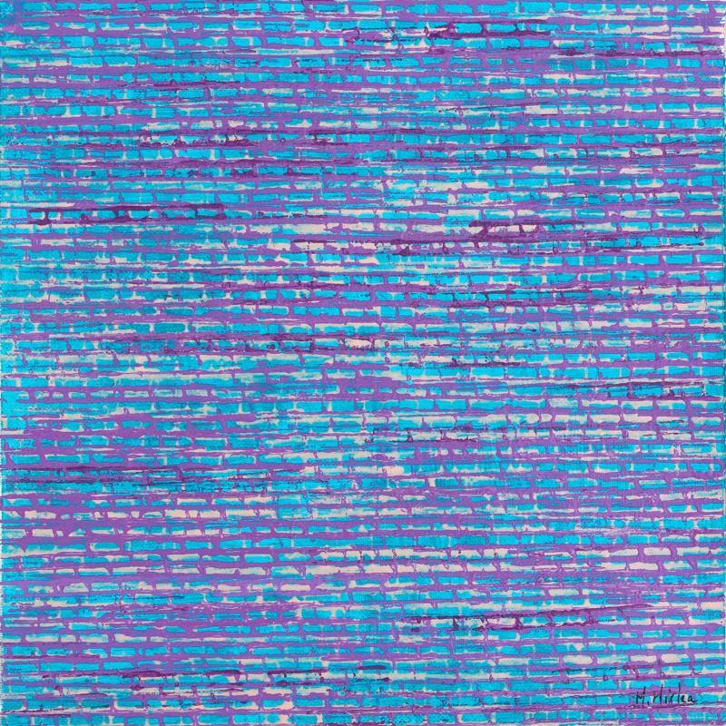 Painting Corail 8 by Hirléa Marina | Painting Abstract Oil