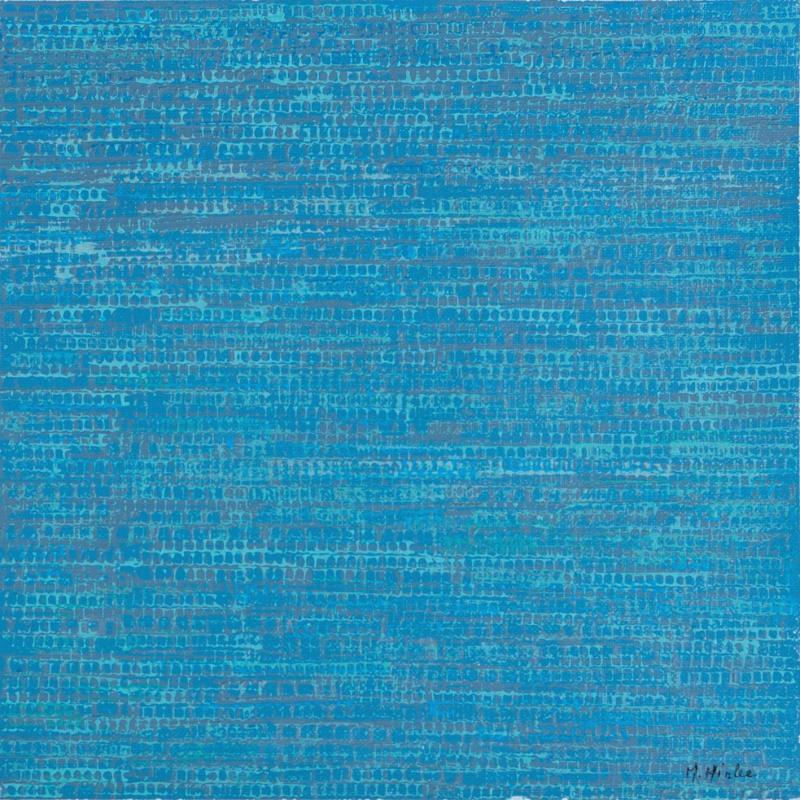 Gemälde Sérénité 3 von Hirléa Marina | Gemälde Abstrakt Öl