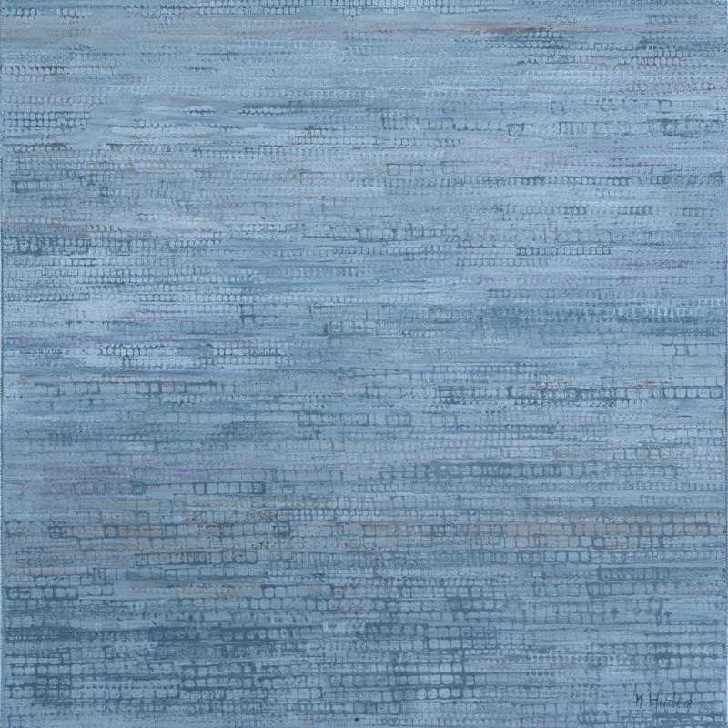 Gemälde Paysage d'hiver 4 von Hirléa Marina | Gemälde Abstrakt Öl