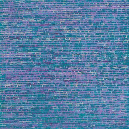 Painting Corail 3 by Hirléa Marina | Painting Abstract Oil