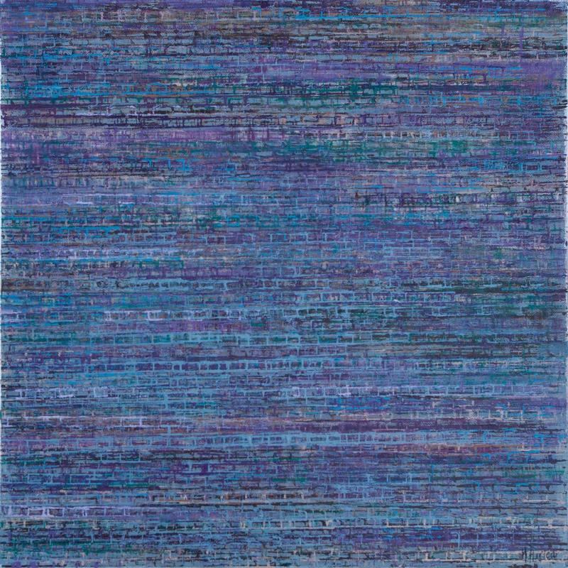 Painting Forêt 3 by Hirléa Marina | Painting Abstract Oil