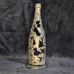 Sculpture Bouteille Champagne 89-23 by Buil Philippe | Sculpture Figurative Bronze, Metal Life style