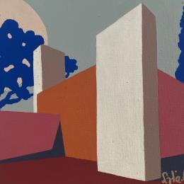 Painting F1-3 by Sophie L. | Painting Figurative Acrylic Landscapes