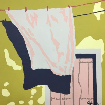 Painting F3_1 by Sophie L. | Painting Figurative Acrylic Landscapes, Marine