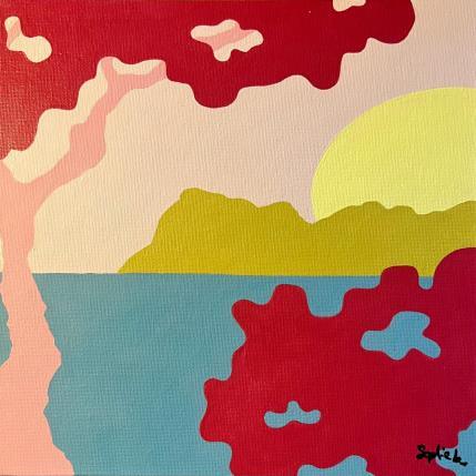 Painting F3 - 8 by Sophie L. | Painting Figurative Acrylic Landscapes