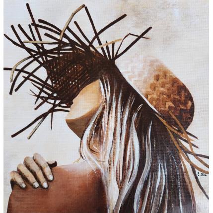 Peinture Geraldine par Sie Evelyne | Tableau Figuratif Acrylique Scènes de vie