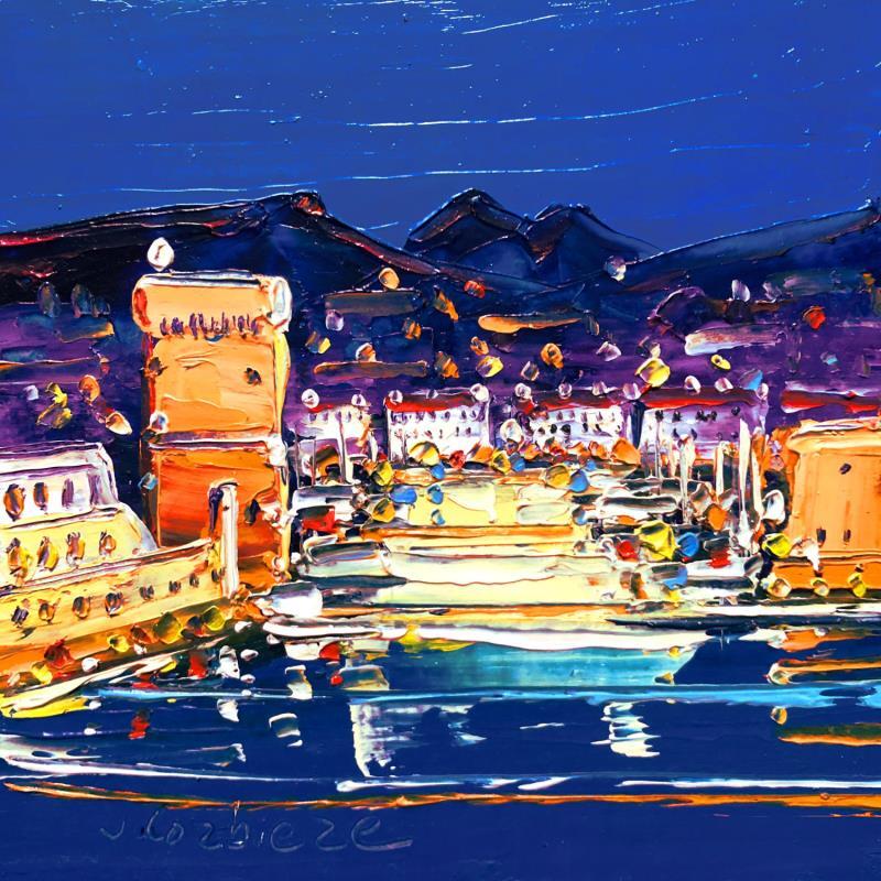 Pintura Reflets du vieux port  por Corbière Liisa | Pintura Figurativo Paisajes Marine Aceite