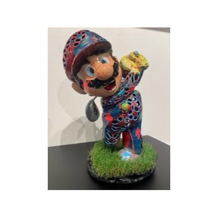 Sculpture Marion Golf Splash par Shenoda | Sculpture Pop-art Graffiti, Résine