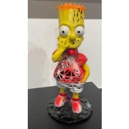 Escultura Supreme Bart Face por Shenoda | Escultura Pop art Graffiti, Resina