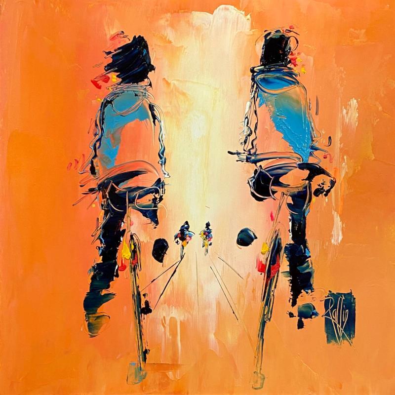 Painting Nous Tous by Raffin Christian | Painting Figurative Life style Oil