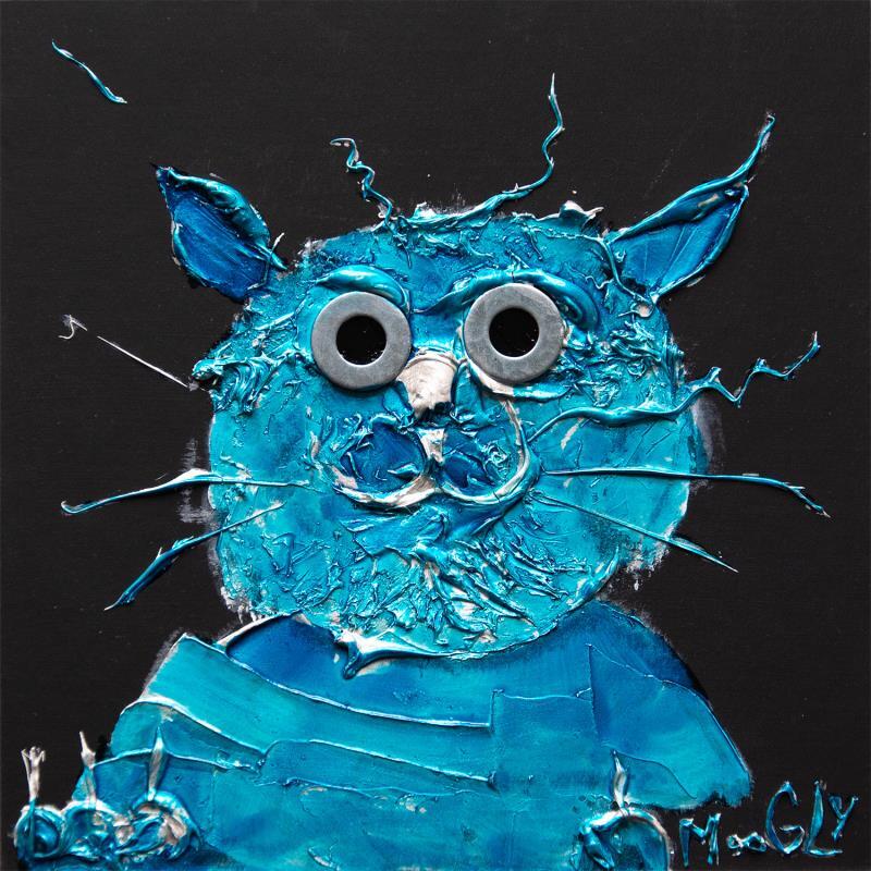 Peinture Dominus par Moogly | Tableau Art Singulier Animaux Acrylique Résine