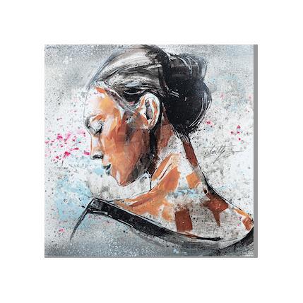 Painting KALIA by Istraille | Painting Figurative Acrylic Portrait