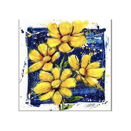 Painting CALYSIE by Istraille | Painting Figurative Acrylic Portrait